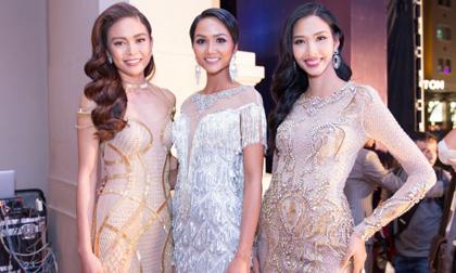 Top 3 Hoa hậu Hoàn vũ 2017 lộng lẫy lẫy kiêu sa 'dập tắt nắng' dàn người đẹp trên thảm đỏ