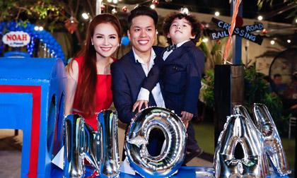 Vợ chồng Diễm Hương tổ chức tiệc sinh nhật hoành tráng cho con trai