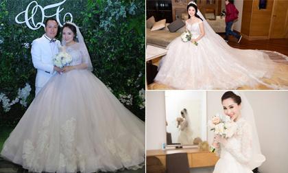Những bộ váy cưới lộng lẫy, trị giá hàng trăm triệu của sao Việt trong năm 2017