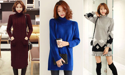 Mùa đông muốn diện đồ len đẹp thì không thể bỏ qua những cách mix 'thần thánh' này