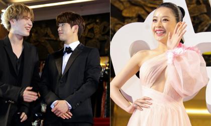 Dàn mỹ nam GOT7 khuấy động thảm đỏ, Chi Pu diện đầm hở bạo khoe vòng một căng đầy 