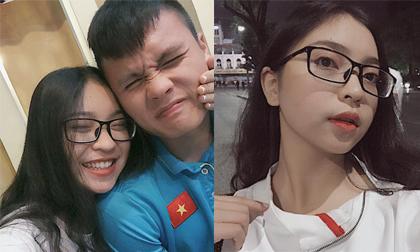 Ngỡ ngàng trước diện mạo xinh đẹp của người yêu cầu thủ Quang Hải