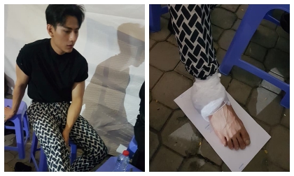 Isaac quyết định chích thuốc tê lên sân khấu biểu diễn dù chấn thương