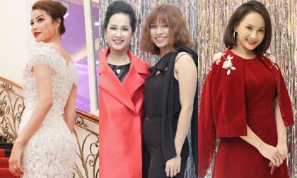 Hoa hậu Phạm Hương duyên dáng, mẹ chồng nàng dâu Lan Hương - Bảo Thanh hội ngộ tại sự kiện