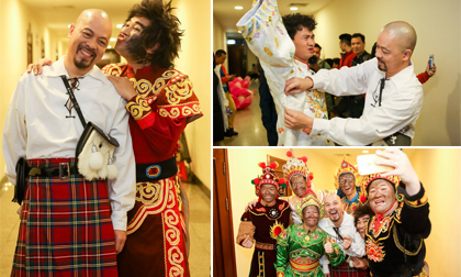 NTK Đức Hùng hé lộ loạt ảnh hậu trường chưa công bố của Táo quân 2018