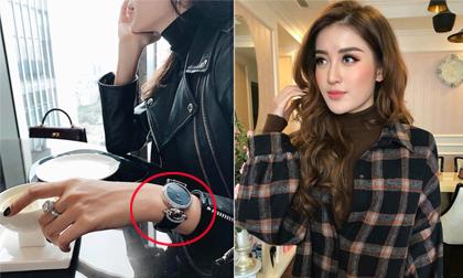 Không chịu kém cạnh Kỳ Duyên, Huyền My tậu đồng hồ nạm kim cương có giá hơn 680 triệu đồng