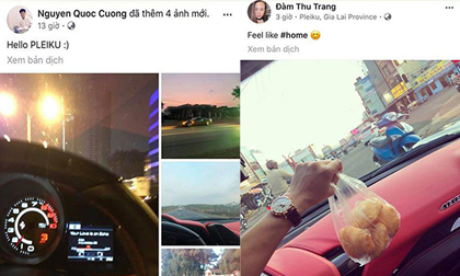 Cường Đô La đưa Đàm Thu Trang về Gia Lai chuẩn bị đón Tết?