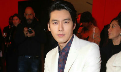 Bị chê xuống sắc, Hyun Bin xuất hiện 'bảnh chọe' tại 'Tuần lễ thời trang Milan'