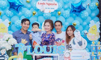 Vợ chồng Ngọc Lan và Thanh Bình tổ chức tiệc sinh nhật hoành tráng cho con trai