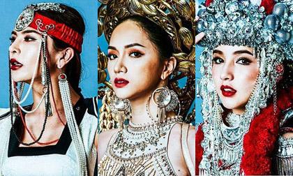 Hương Giang Idol bỏ xa chủ nhà Thái dẫn đầu bình chọn trang phục dân tộc