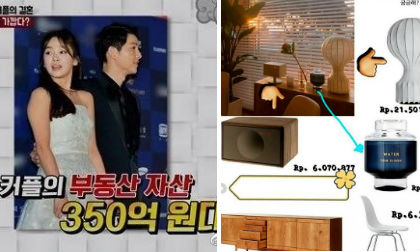 Lóa mắt với nội thất hoành tráng trong biệt thự của vợ chồng Song Hye Kyo và Song Joong Ki