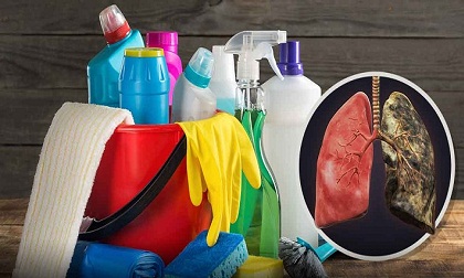 Không chỉ thuốc lá, nước rửa chén, lau nhà có thể gây suy giảm chức năng phổi