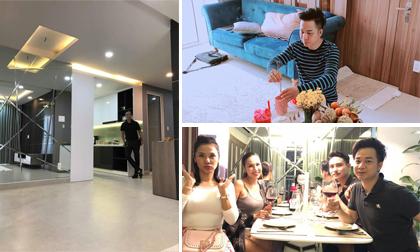 Việt Trinh, Khánh Ngọc đến ăn mừng tân gia nhà Quách Tuấn Du