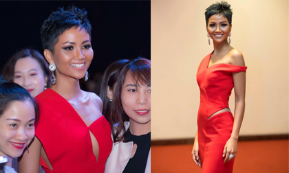 Hoa hậu H’Hen Niê diện thiết kế trễ vai khoe làn da nâu nổi bật