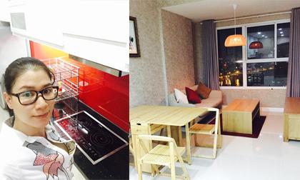 Không gian thoáng mát, sạch đẹp bên trong căn hộ của Trang Trần