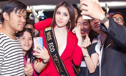 Vừa được cấp phép, Thư Dung lên đường sang Ai Cập thi Hoa hậu Du lịch Sinh thái Quốc tế 2018