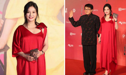 Triệu Vy béo lên trông thấy khi sánh đôi bên Thành Long tại 'Giải thưởng điện ảnh Hong Kong 2018'