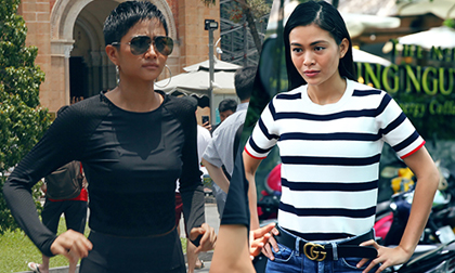 H’Hen Niê, Mâu Thủy 'cực ngầu' trong lần đầu đi casting phim điện ảnh