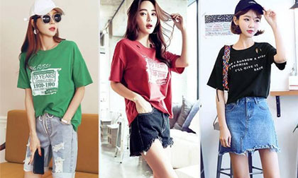 Lên đồ đi chơi cuối tuần cùng áo phông cực xinh