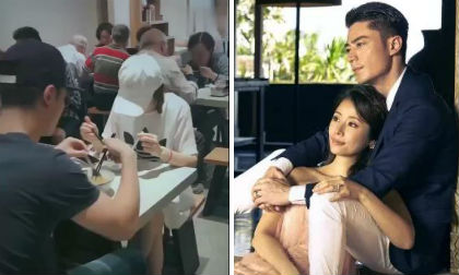 Sau tin đồn chuẩn bị mang bầu lần 2, Lâm Tâm Như cùng ông xã hẹn hò 'đi ăn mảnh'