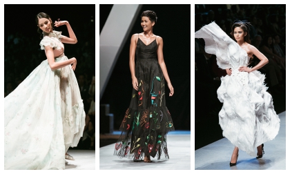 HH H’Hen Niê cùng Hoàng Thùy, Mâu Thủy 'đánh chiếm' ngôi vị vedette của VIFW ngày cuối