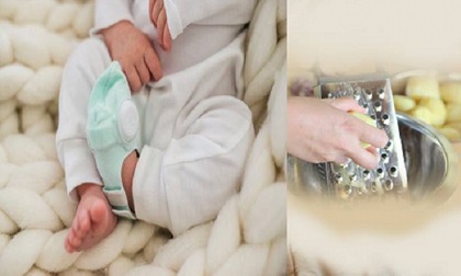 Nạo khoai tây, cho vào tất và để trẻ đi -  Phương pháp chữa cảm lạnh được trăm nghìn bà mẹ học theo