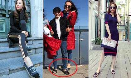 Sự tinh tế trong cách chọn giày/dép của Đàm Thu Trang khi yêu Cường Đôla