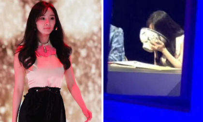 Bị chê gầy tong teo nhưng Dương Mịch lại ăn uống 'quên trời đất' như thế này