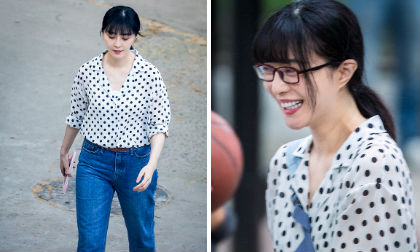 Phạm Băng Băng lộ thân hình mũm mĩm, cười thả ga bên trai đẹp trên phim trường 