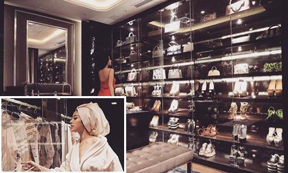 Huyền Baby khoe tủ đồ hàng hiệu, chứng tỏ đẳng cấp 'Hội con nhà giàu'