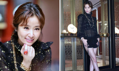 Lâm Tâm Như táo bạo mặc đồ xuyên thấu, khoe chân thon nuột nà