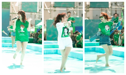 Hè nóng thì mặc hè nóng, Minh Hằng, Đông Nhi, Hari Won rủ nhau đi trên nước vừa giải nhiệt vừa điệu nghệ