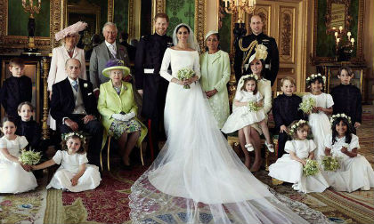 Ảnh trong đám cưới của Hoàng tử Harry và Công nương Meghan Markle chính thức được công bố