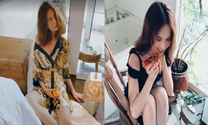 Hậu trường chụp ảnh quyến rũ của Ngọc Trinh 