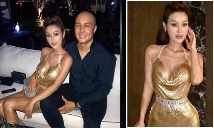 Maria Đinh Phương Ánh khoe thân hình 'dao kéo' gợi cảm bên bạn trai 