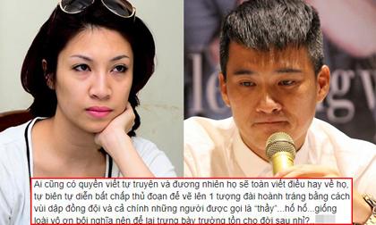 Bị nghi 'xắt xéo' tự truyện của Công Vinh, Pha Lê nói gì?