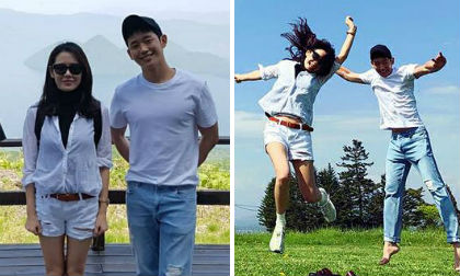 'Chị đẹp' Son Ye Jin và trai trẻ Jung Hae In 'dính như sam', mặc đồ ton-sur-ton khi về Hàn Quốc