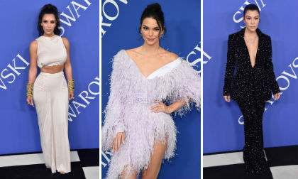 Chị em nhà Kim Kardashian nóng bỏng, 'khuynh đảo' lễ trao giải thời trang danh giá