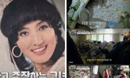 Cựu minh tinh Hàn Quốc gây sốc khi sống trong căn nhà chứa 4 tấn rác toàn giòi bọ