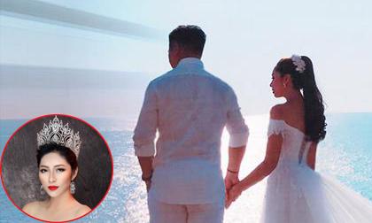 Đăng ảnh cưới, Hoa hậu Đại dương Đặng Thu Thảo sắp lên xe hoa?