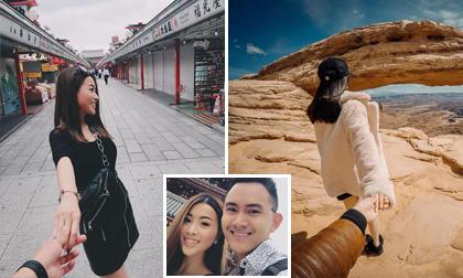 Thích thú với bộ ảnh 'nắm tay em đi khắp thế gian' của con trai Hoài Linh