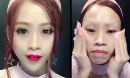 Gương mặt thật khiến bao người choáng váng về hotgirl xinh đẹp