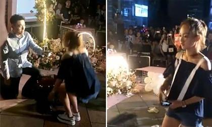 Quỳ gối dâng nhẫn kim cương cầu hôn, chàng trai nhận cái kết phũ phàng