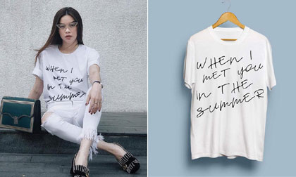 Chỉ diện áo thun 300 nghìn đồng, Hồ Ngọc Hà vẫn trẻ trung hơn người