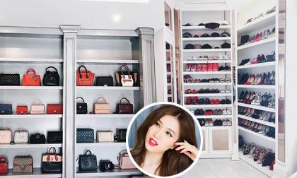 Choáng ngợp với tủ hàng hiệu đầy ắp có giá trị lên đến hàng tỉ đồng của Bảo Thy