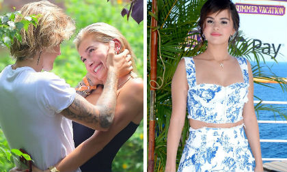 Justin Bieber và chân dài Hailey Baldwin đóng phim tình cảm dài tập như thế này bảo sao Selena không cố tránh mặt