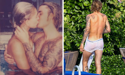 Justin Bieber bị chộp khoảnh khắc ướt át đáng xấu hổ khi đi nghỉ dưỡng với vợ sắp cưới 