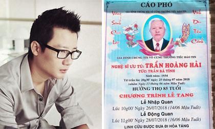 Loạt sao Việt gửi lời chia buồn khi biết tin bố ca sĩ Hoàng Bách qua đời