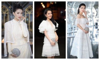 Kiếm tiền không thua chị kém em, Nhã Phương vẫn tiết kiệm dùng chiếc clutch giá bèo tại nhiều sự kiện lớn