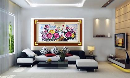 Treo tranh hoa mẫu đơn trong nhà cũng phải đúng hướng, ai còn độc thân sẽ sớm tìm được tình yêu